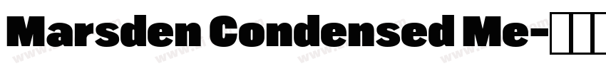 Marsden Condensed Me字体转换
